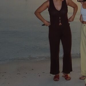 Brown knit set House of Harlow